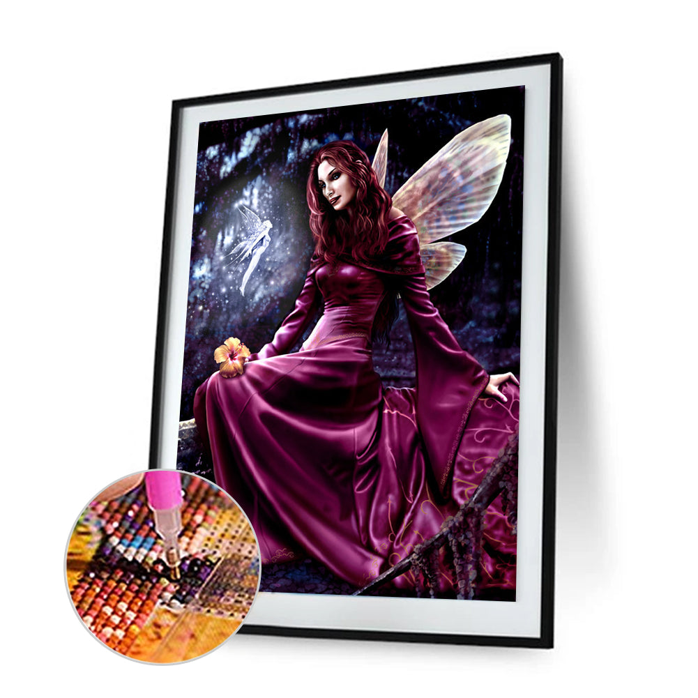 Beautiful Woman - Full Round Drill Diamond Painting 30*40CM