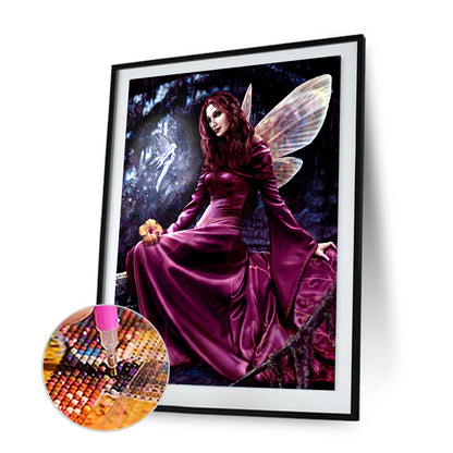 Beautiful Woman - Full Round Drill Diamond Painting 30*40CM