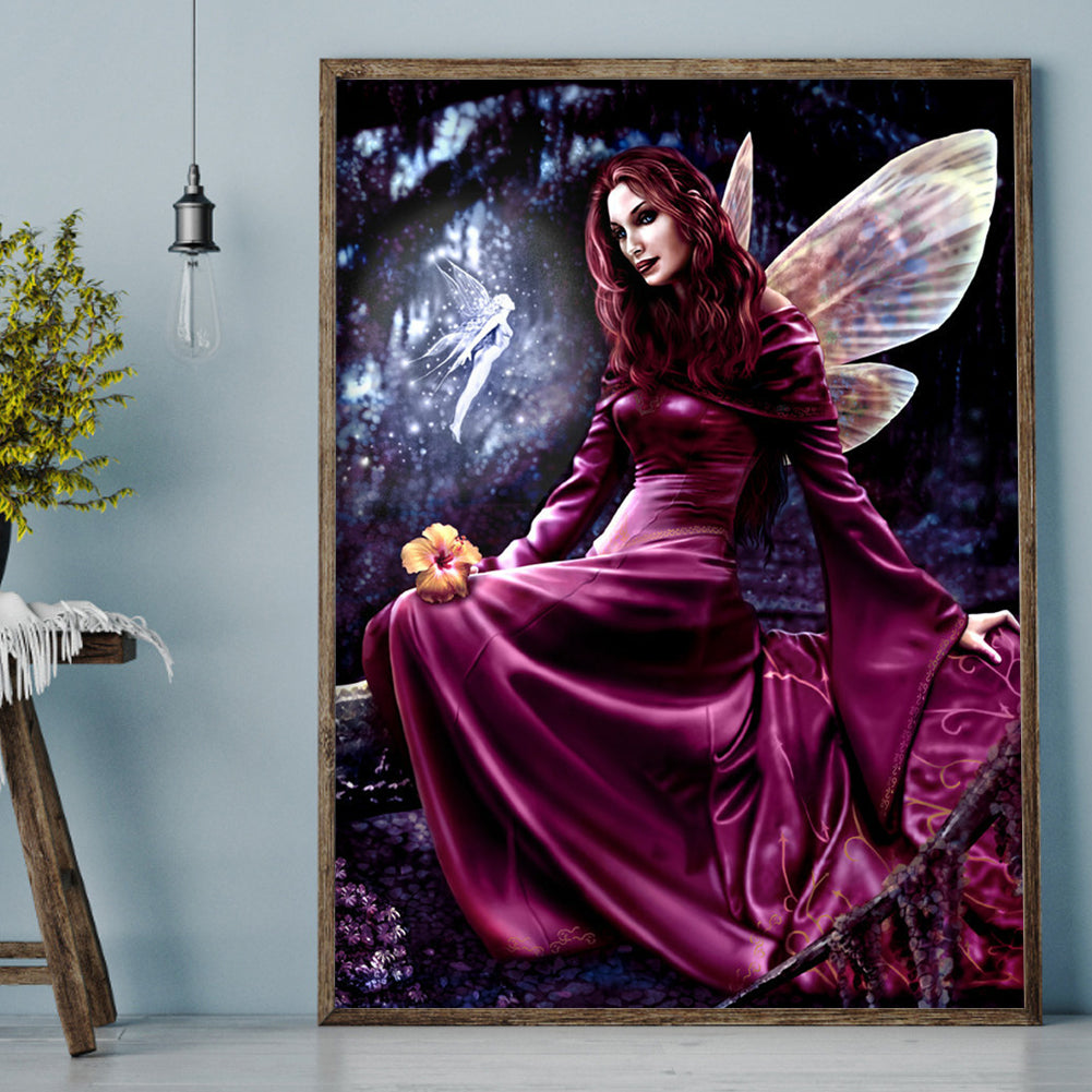 Beautiful Woman - Full Round Drill Diamond Painting 30*40CM