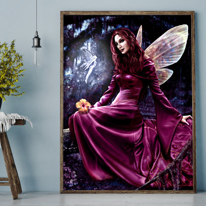 Beautiful Woman - Full Round Drill Diamond Painting 30*40CM