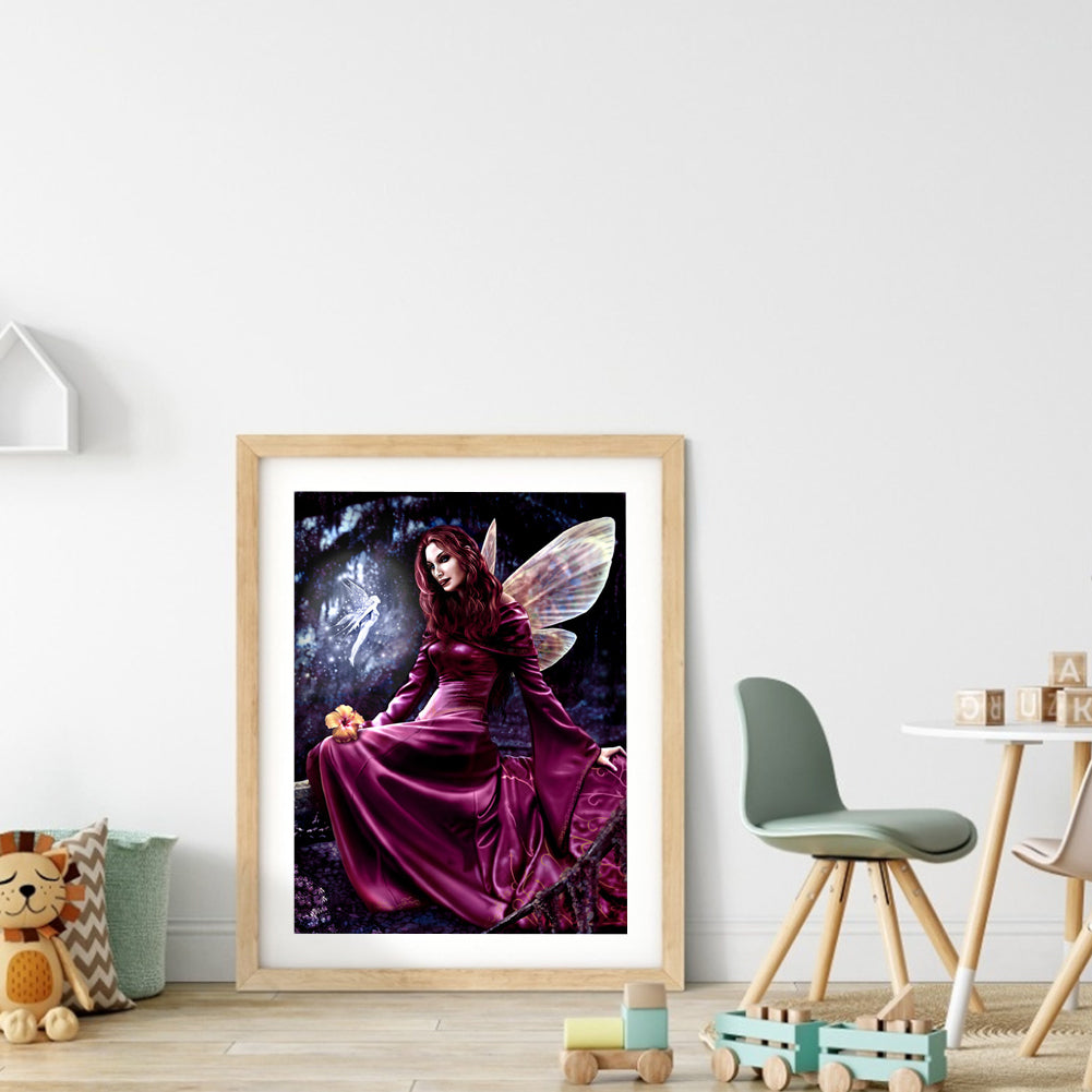 Beautiful Woman - Full Round Drill Diamond Painting 30*40CM