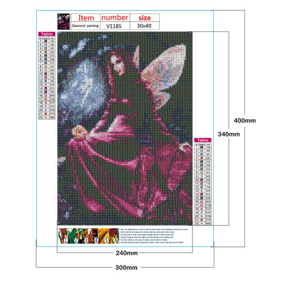 Beautiful Woman - Full Round Drill Diamond Painting 30*40CM