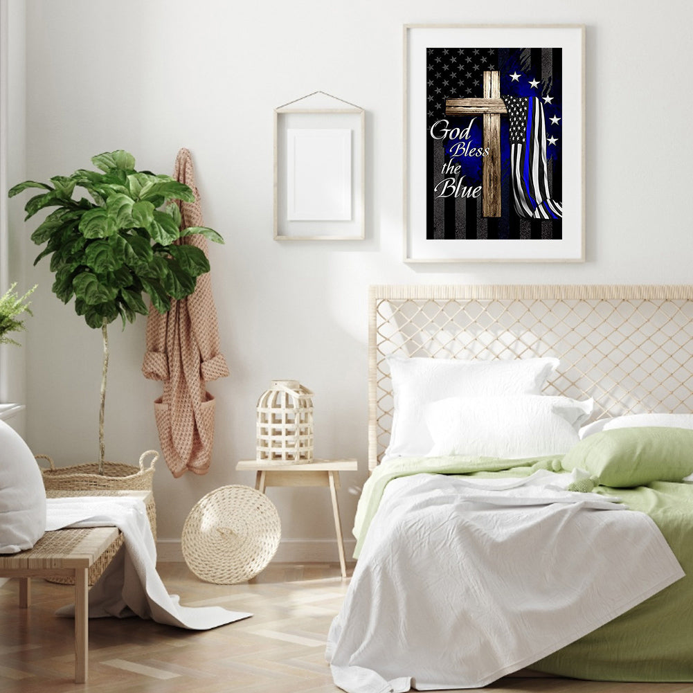 National Flag - Full Round Drill Diamond Painting 40*50CM