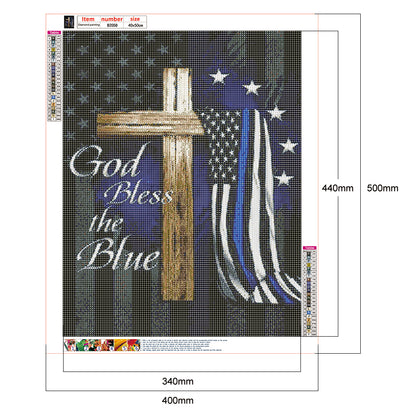 National Flag - Full Round Drill Diamond Painting 40*50CM