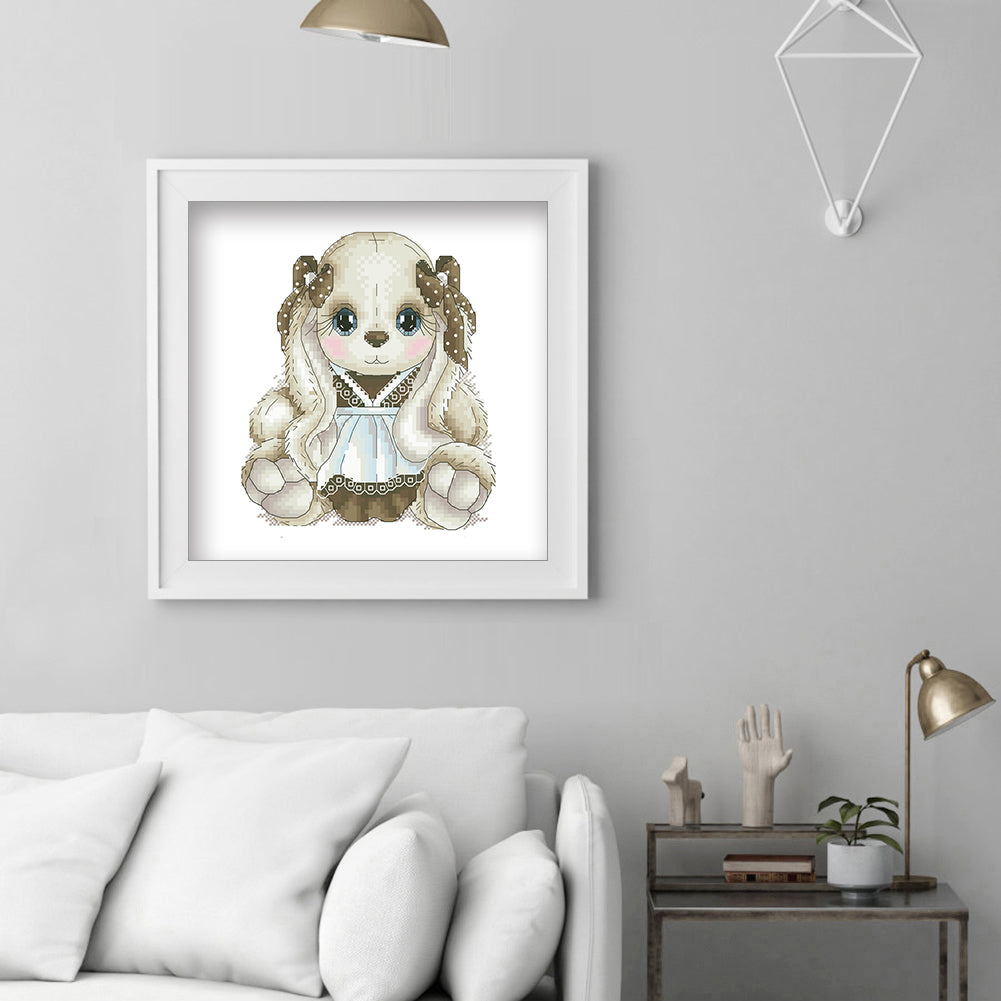 Rabbit - Full Round Drill Diamond Painting 30*30CM