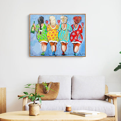 Fat Lady - Full Round Drill Diamond Painting 40*30CM