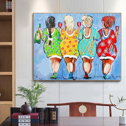 Fat Lady - Full Round Drill Diamond Painting 40*30CM