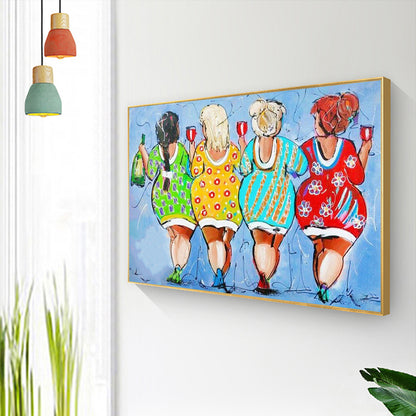 Fat Lady - Full Round Drill Diamond Painting 40*30CM