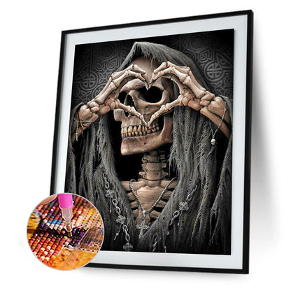 Skeleton - Full Round Drill Diamond Painting 30*40CM