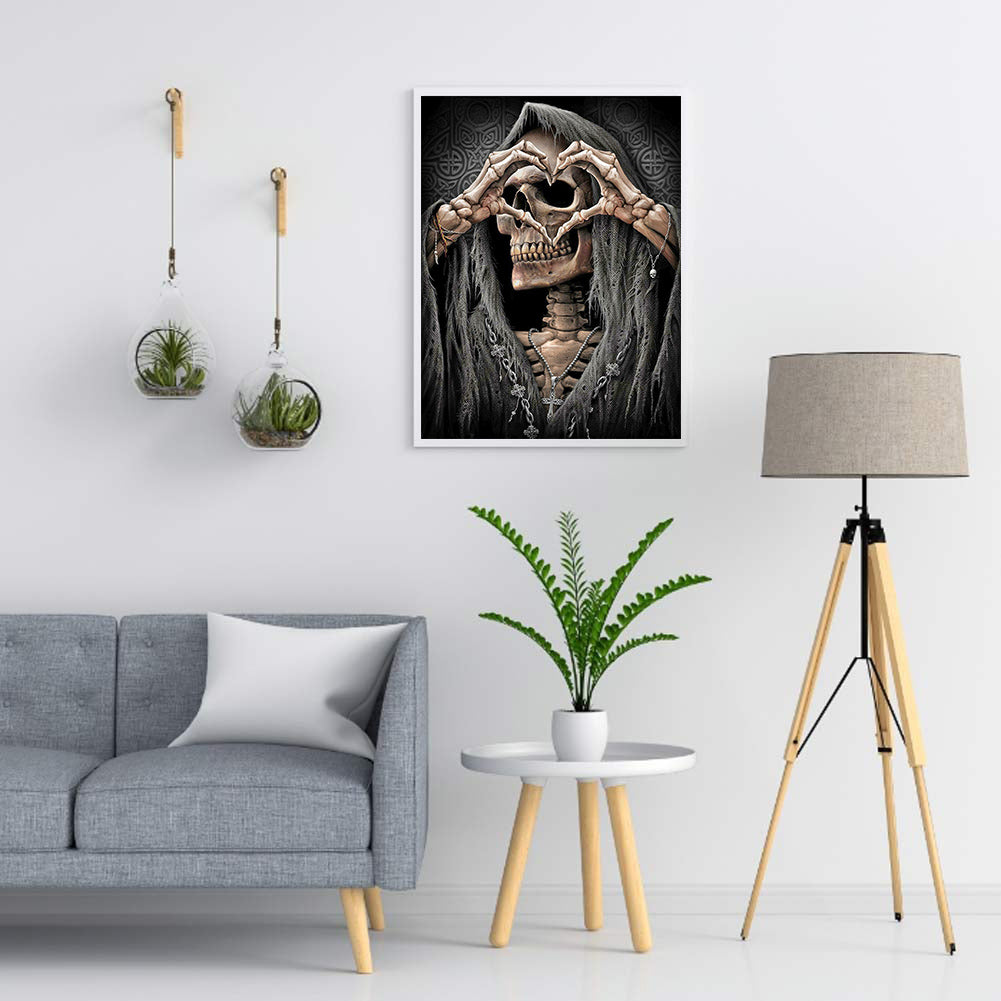 Skeleton - Full Round Drill Diamond Painting 30*40CM