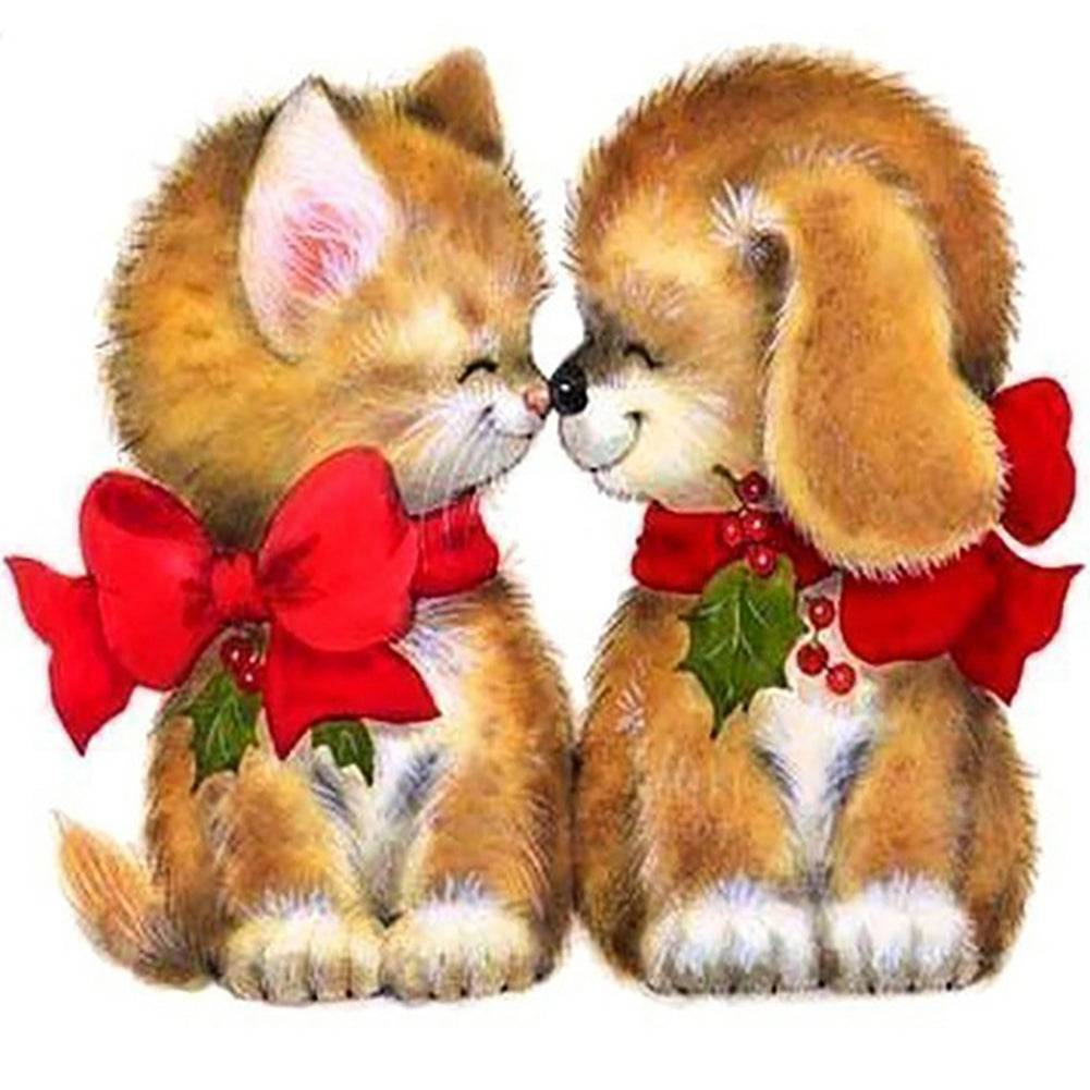 Dog - Full Round Drill Diamond Painting 30*30CM