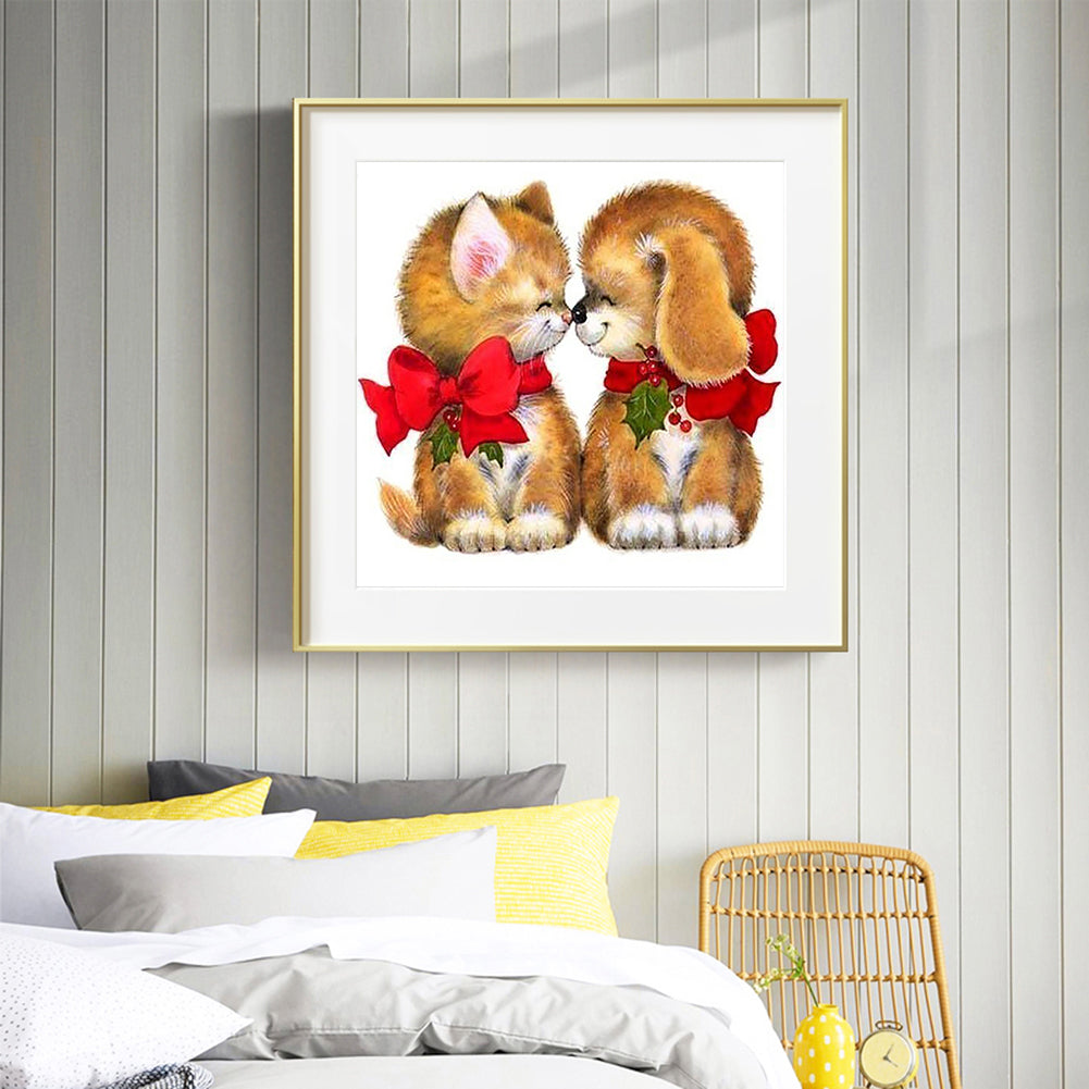 Dog - Full Round Drill Diamond Painting 30*30CM