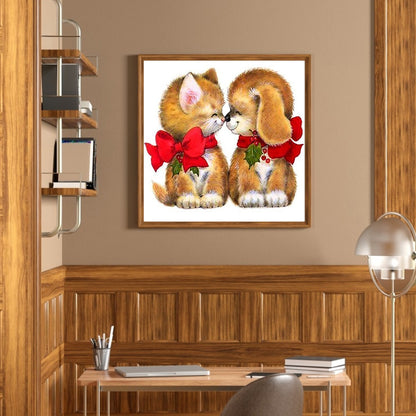 Dog - Full Round Drill Diamond Painting 30*30CM