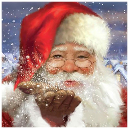 Santa Claus - Full Round Drill Diamond Painting 30*30CM