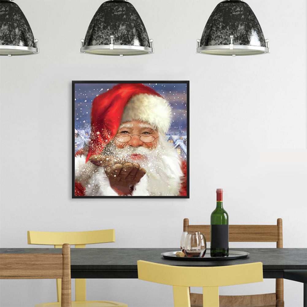 Santa Claus - Full Round Drill Diamond Painting 30*30CM