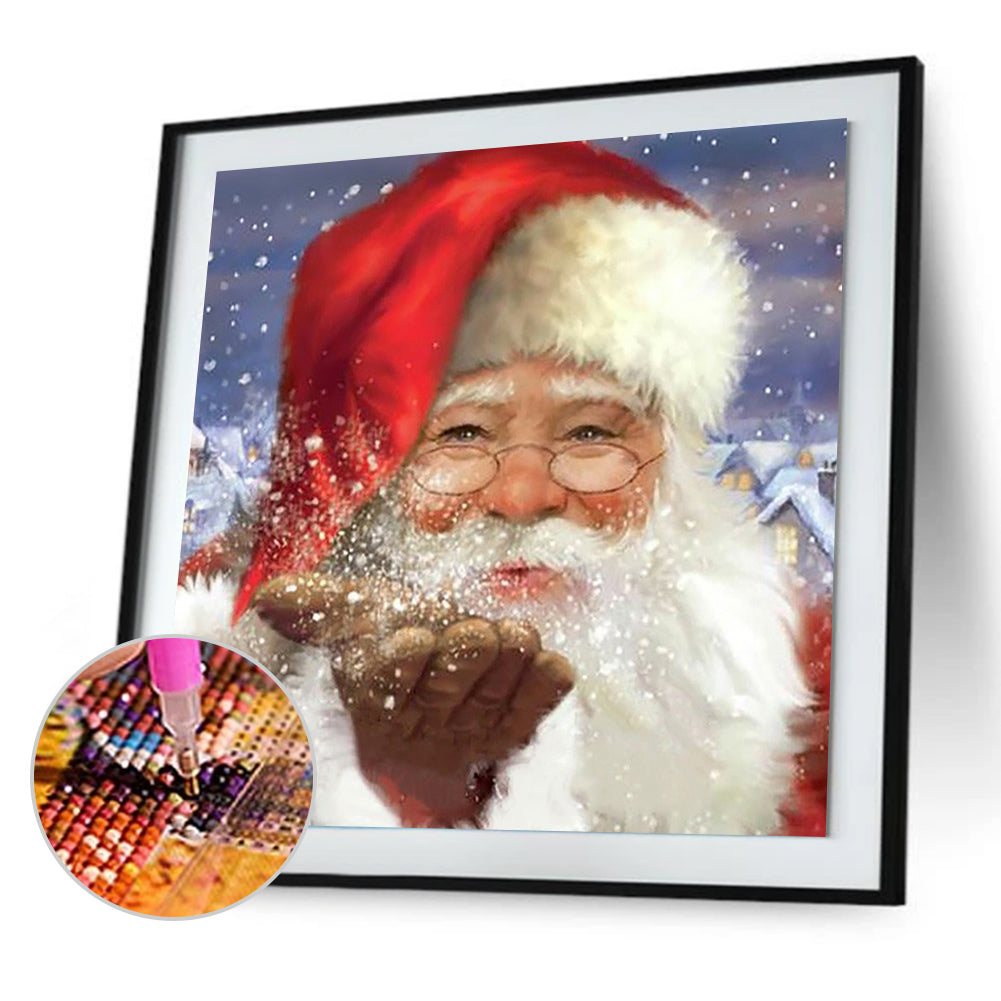 Santa Claus - Full Round Drill Diamond Painting 30*30CM