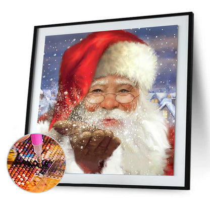 Santa Claus - Full Round Drill Diamond Painting 30*30CM