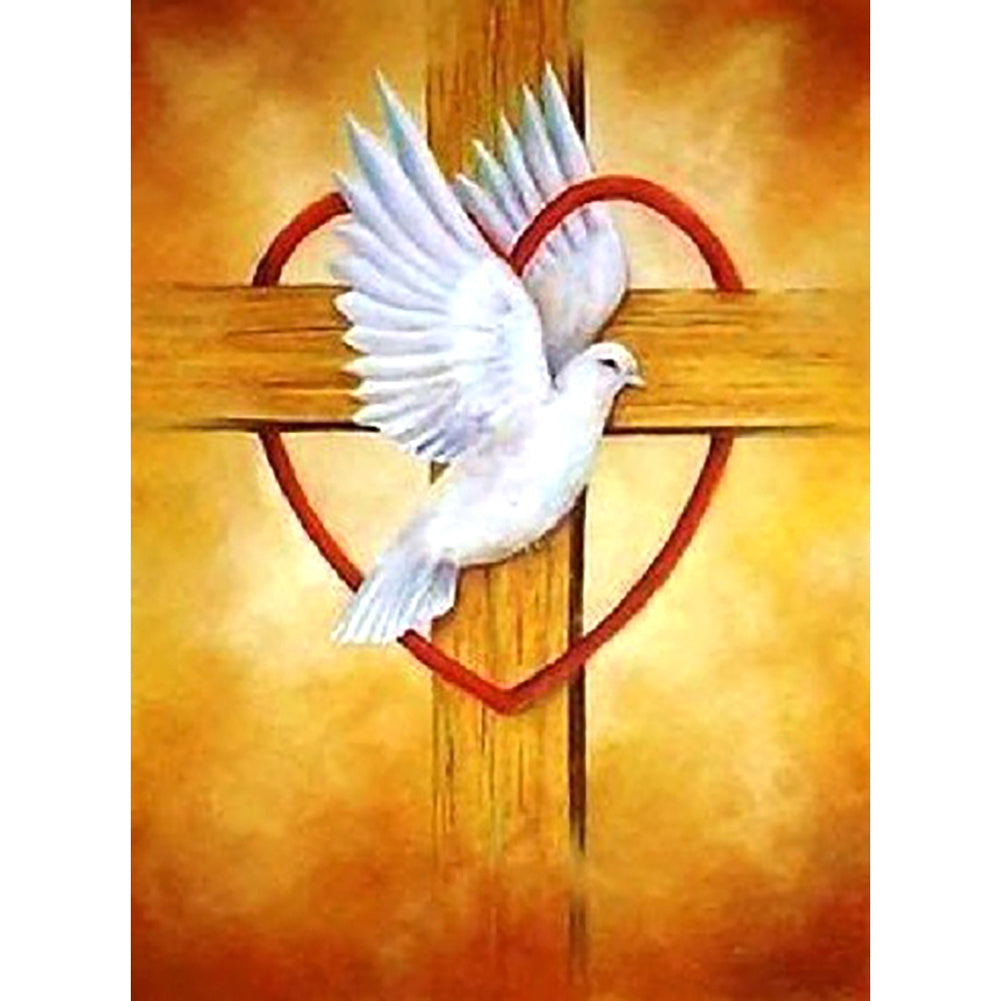 Pigeon - Full Round Drill Diamond Painting 30*40CM