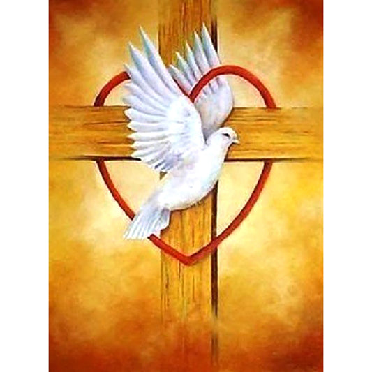 Pigeon - Full Round Drill Diamond Painting 30*40CM