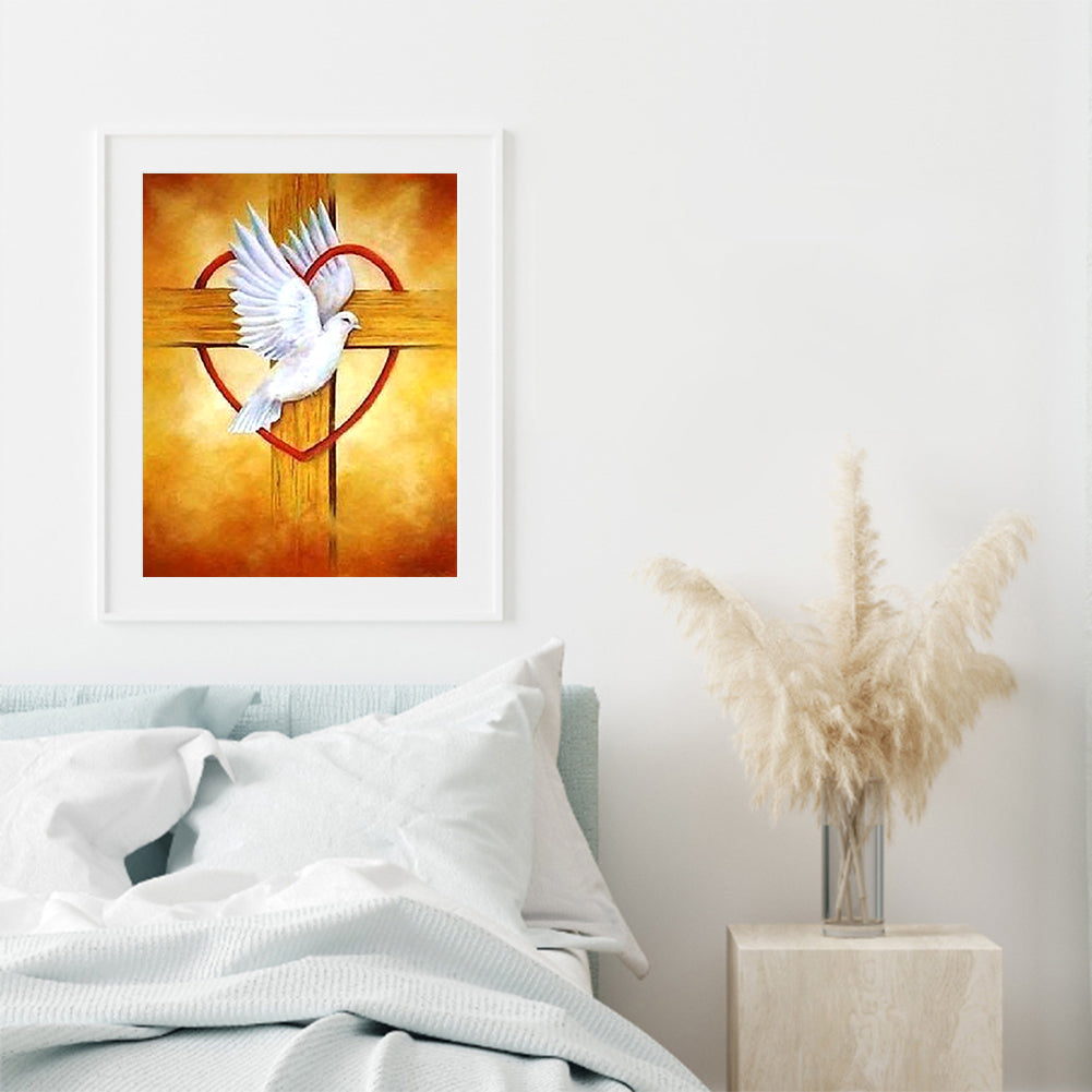 Pigeon - Full Round Drill Diamond Painting 30*40CM