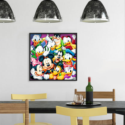 Mouse Duck - Full Round Drill Diamond Painting 40*40CM