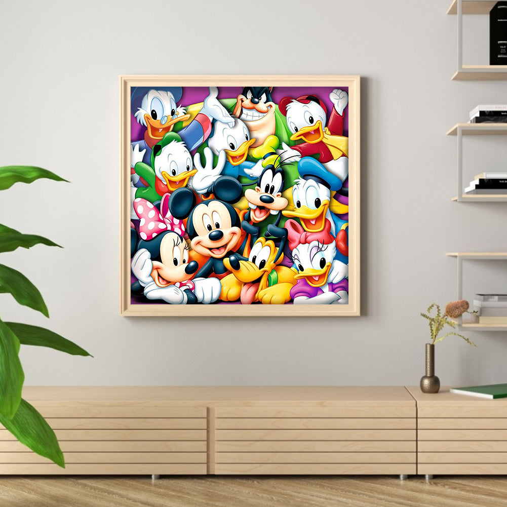 Mouse Duck - Full Round Drill Diamond Painting 40*40CM