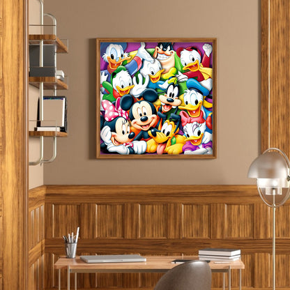 Mouse Duck - Full Round Drill Diamond Painting 40*40CM