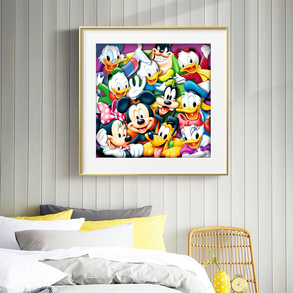 Mouse Duck - Full Round Drill Diamond Painting 40*40CM