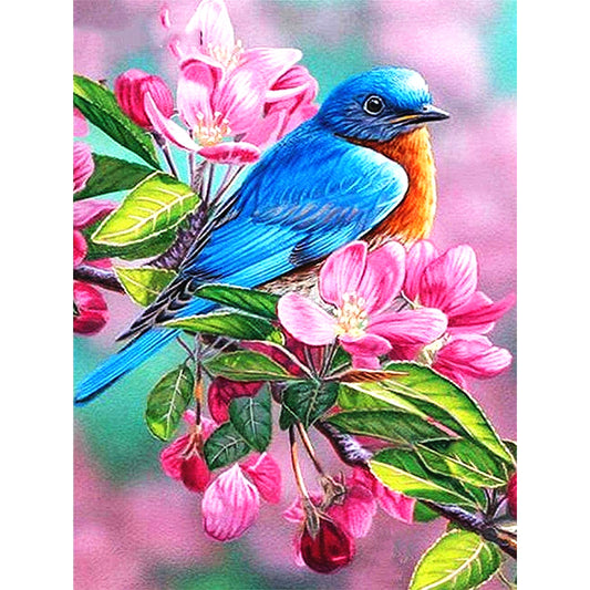 Bird - Full Round Drill Diamond Painting 30*40CM