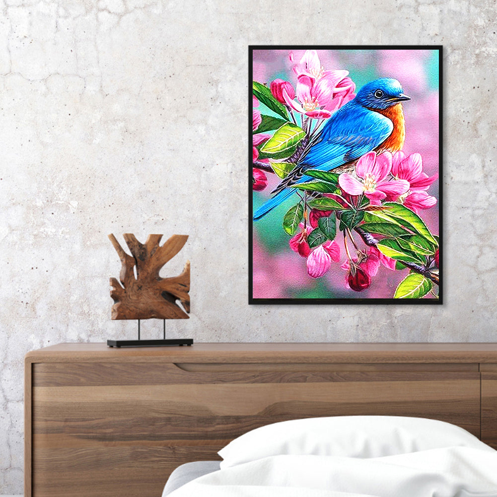 Bird - Full Round Drill Diamond Painting 30*40CM