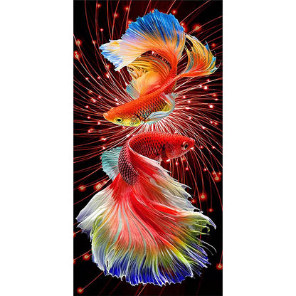 Fish - Full Square Drill Diamond Painting 40*80CM