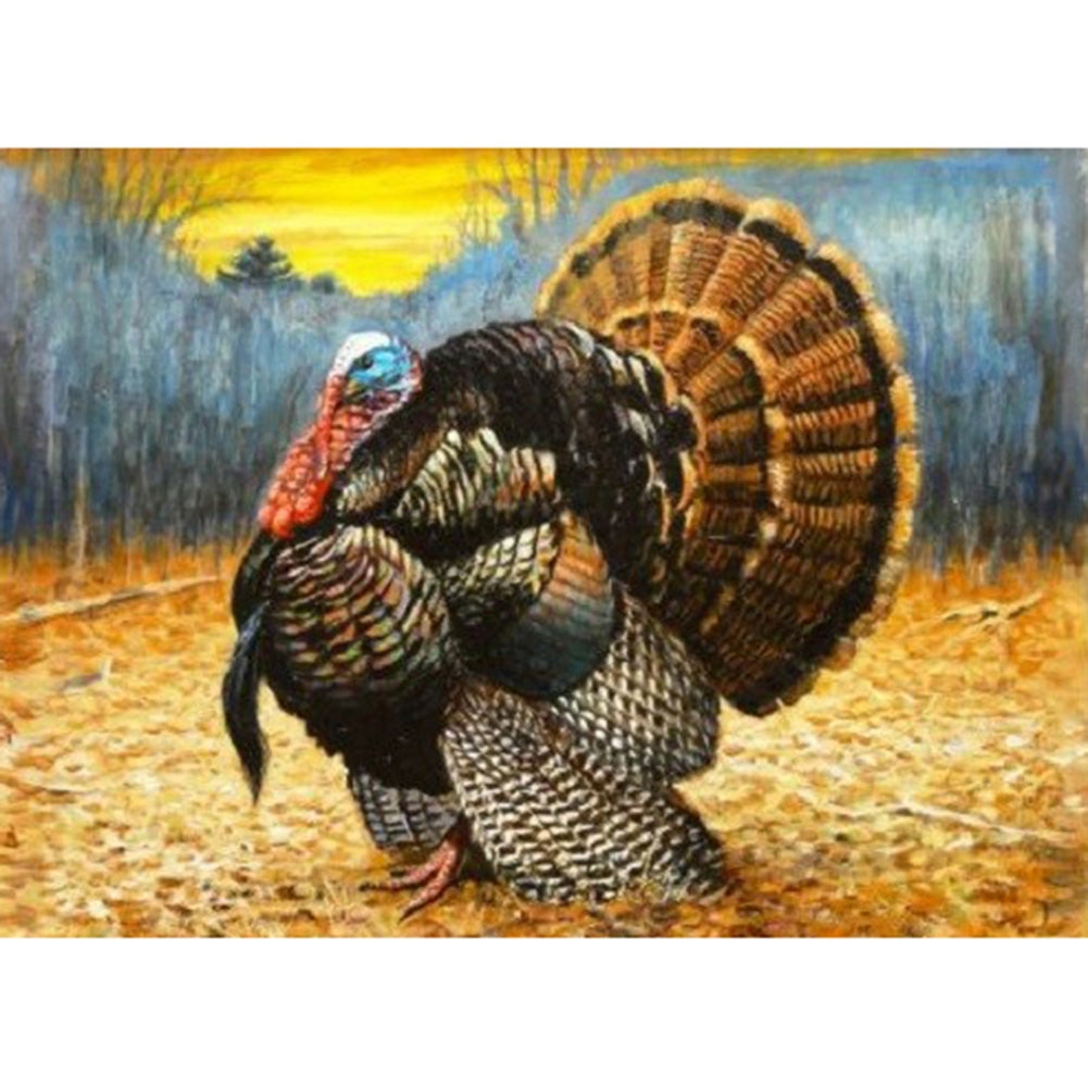 Turkeys - Full Round Drill Diamond Painting 40*30CM