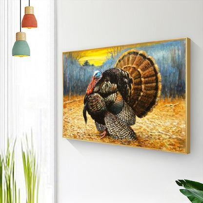 Turkeys - Full Round Drill Diamond Painting 40*30CM
