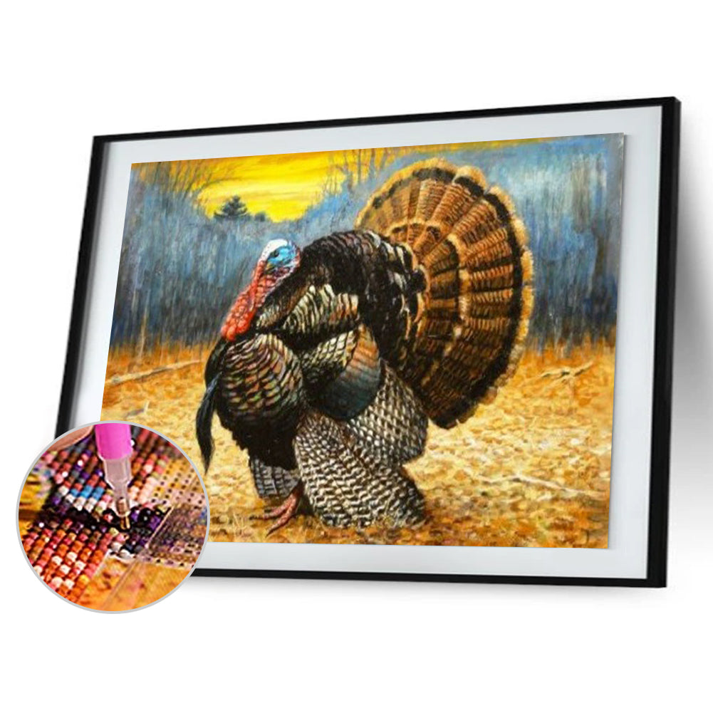 Turkeys - Full Round Drill Diamond Painting 40*30CM