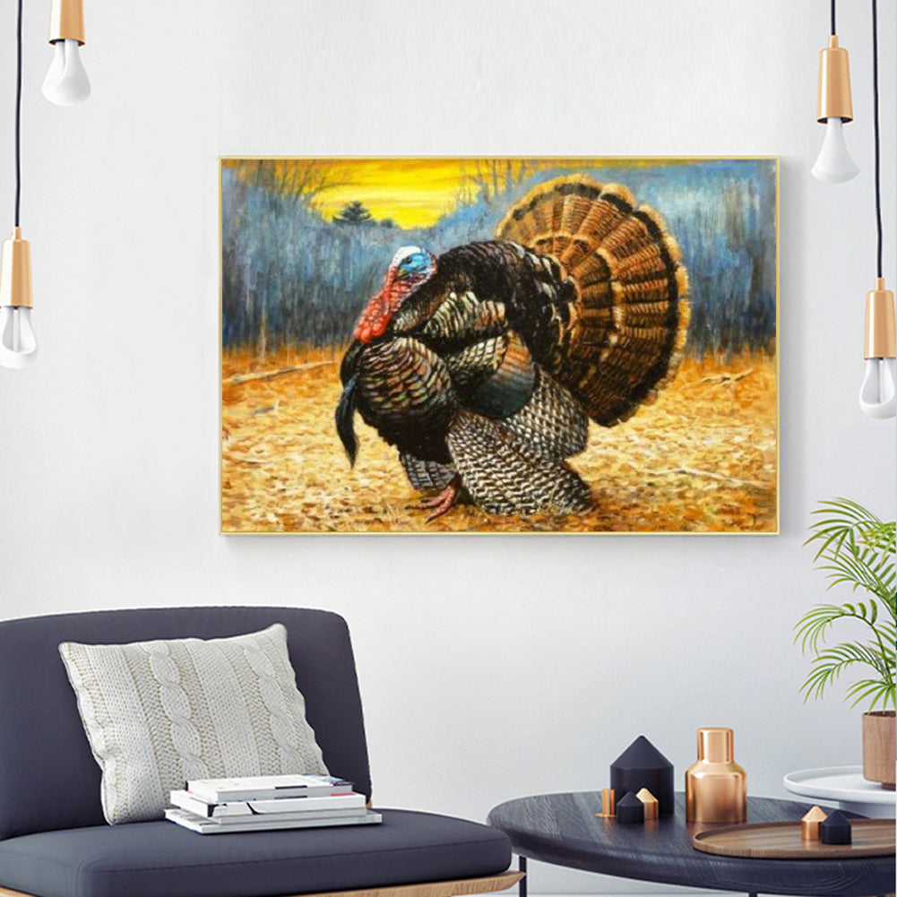 Turkeys - Full Round Drill Diamond Painting 40*30CM