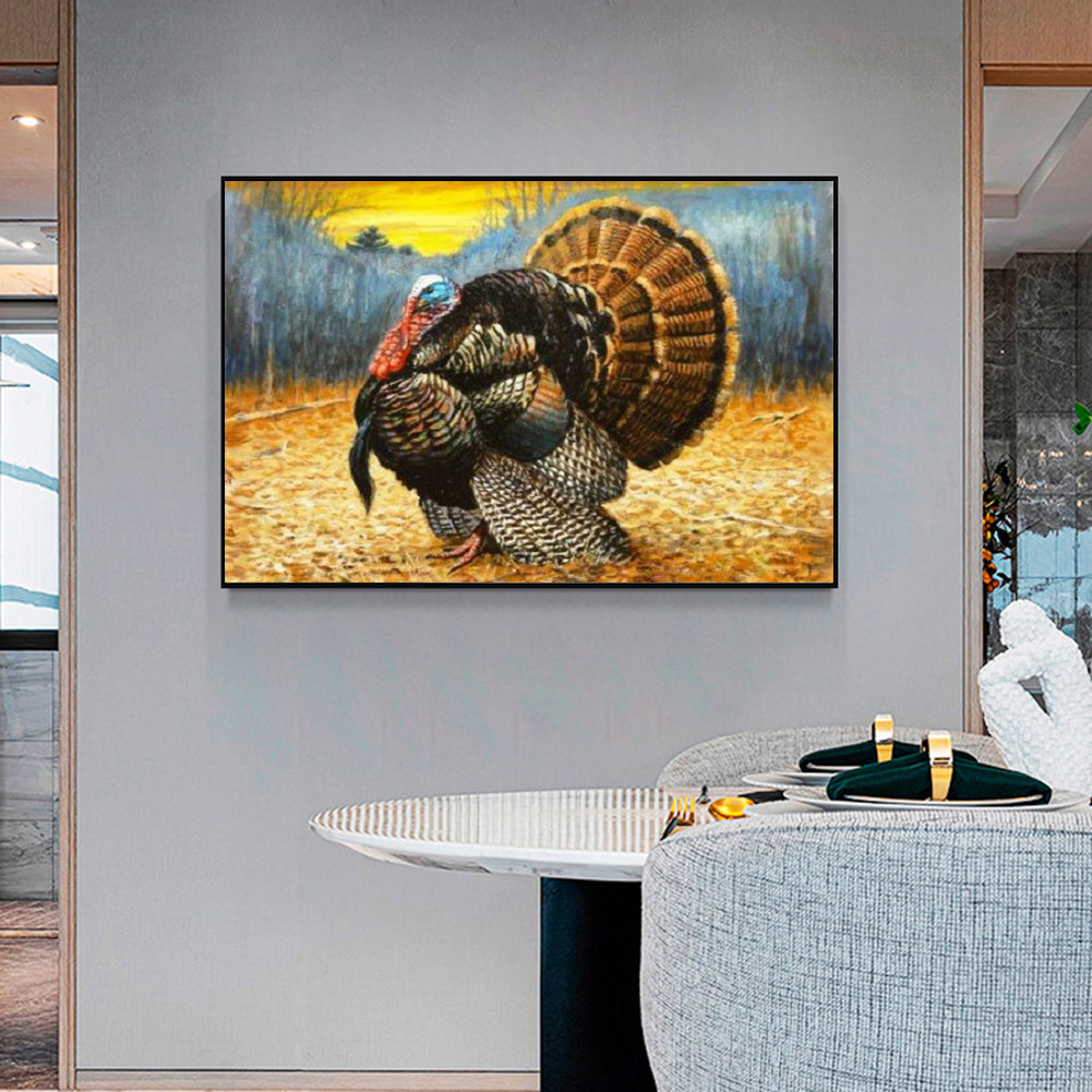Turkeys - Full Round Drill Diamond Painting 40*30CM