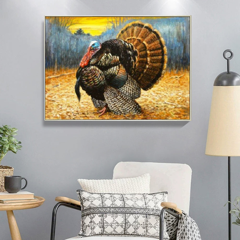 Turkeys - Full Round Drill Diamond Painting 40*30CM