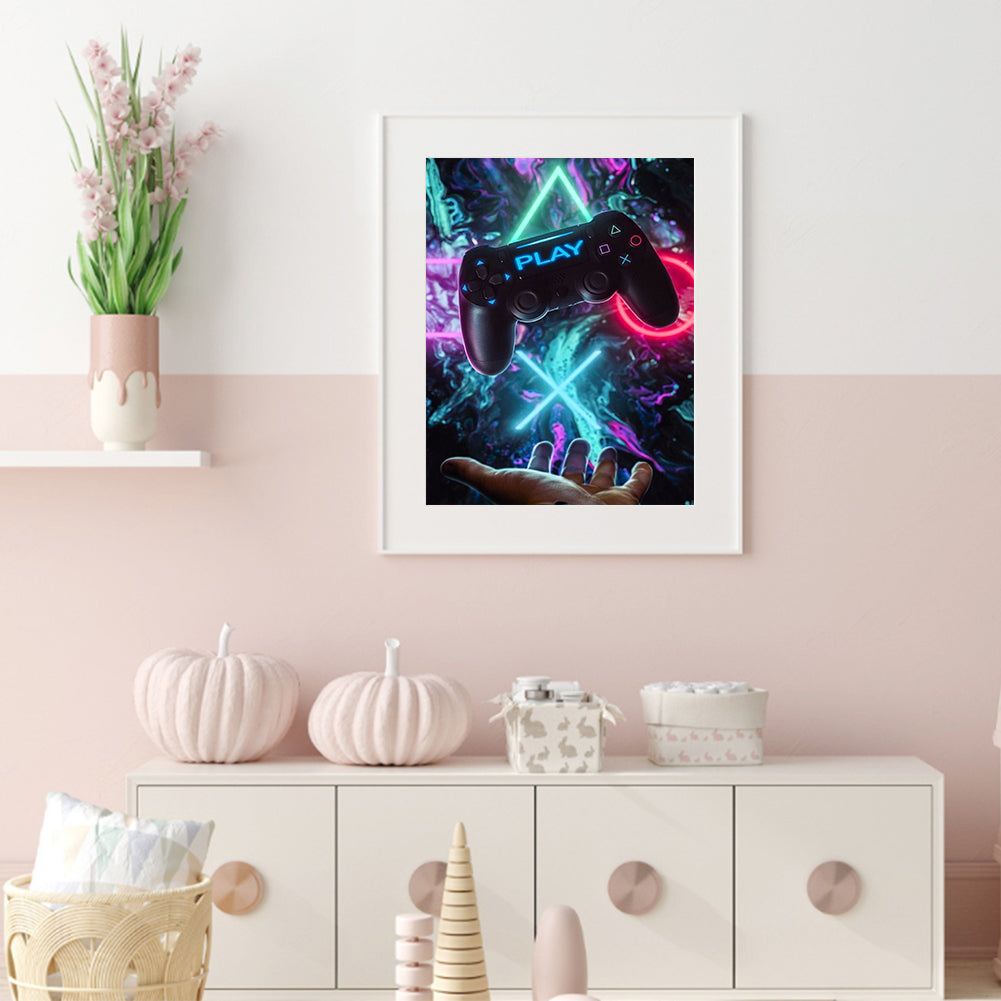 Cool Console - Full Round Drill Diamond Painting 30*40CM