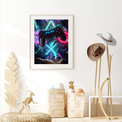 Cool Console - Full Round Drill Diamond Painting 30*40CM