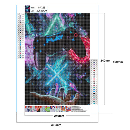 Cool Console - Full Round Drill Diamond Painting 30*40CM