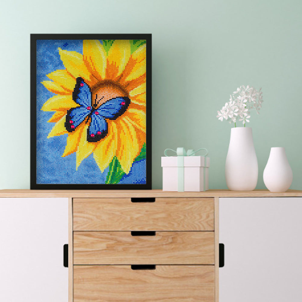 Butterfly - Special Shaped Drill Diamond Painting 30*40CM