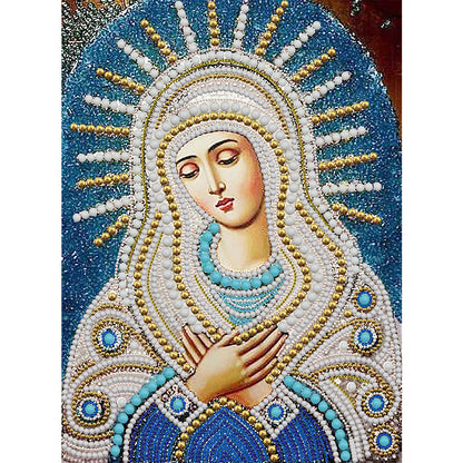 Virgin Mary - Special Shaped Drill Diamond Painting 40*50CM