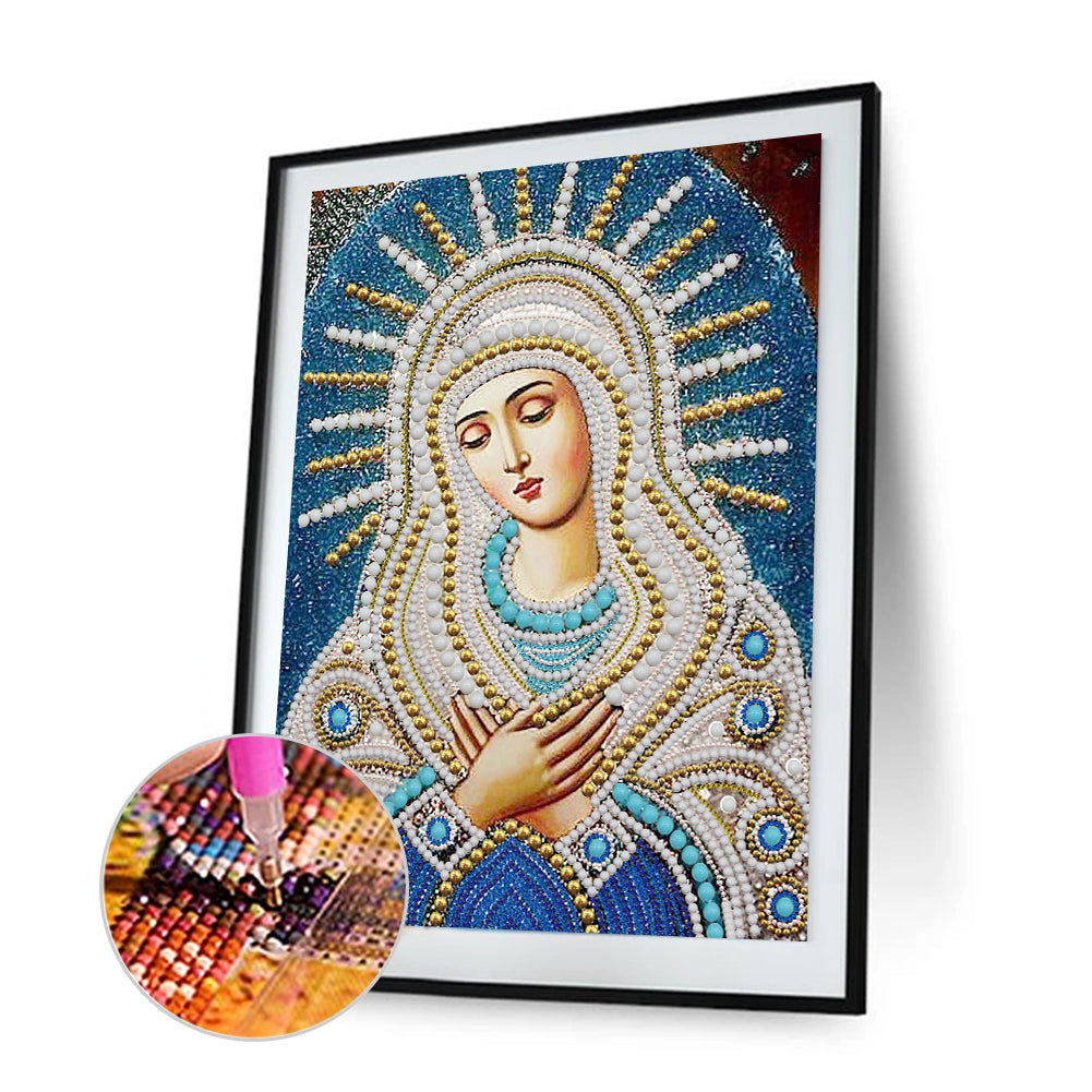 Virgin Mary - Special Shaped Drill Diamond Painting 40*50CM