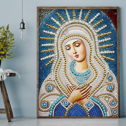 Virgin Mary - Special Shaped Drill Diamond Painting 40*50CM