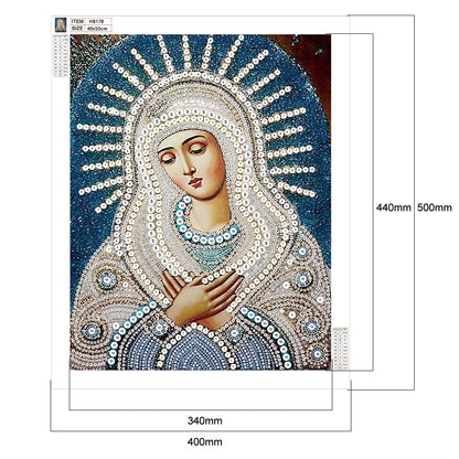 Virgin Mary - Special Shaped Drill Diamond Painting 40*50CM