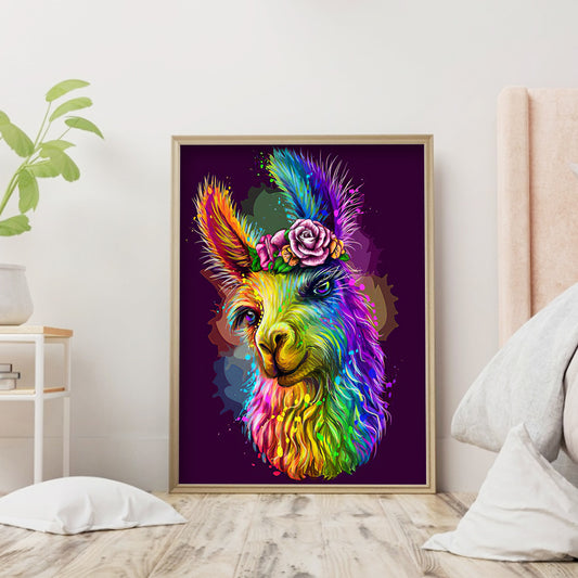 Alpaca - Full Round Drill Diamond Painting 30*40CM