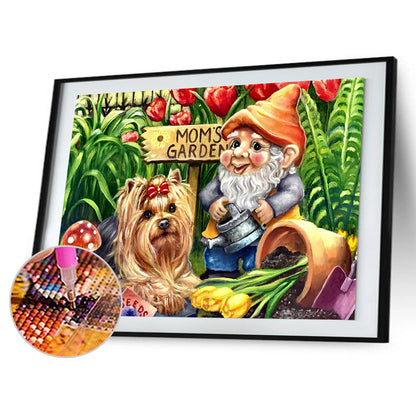 Gnome Goblin - Full Round Drill Diamond Painting 40*30CM