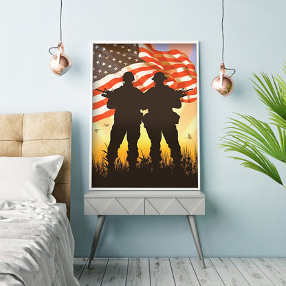 Flag - Full Round Drill Diamond Painting 30*40CM