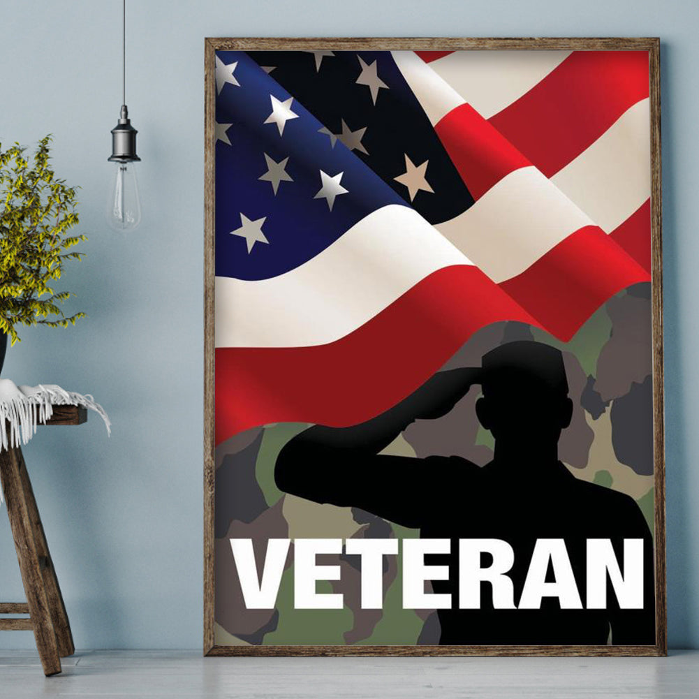 Flag - Full Round Drill Diamond Painting 30*40CM