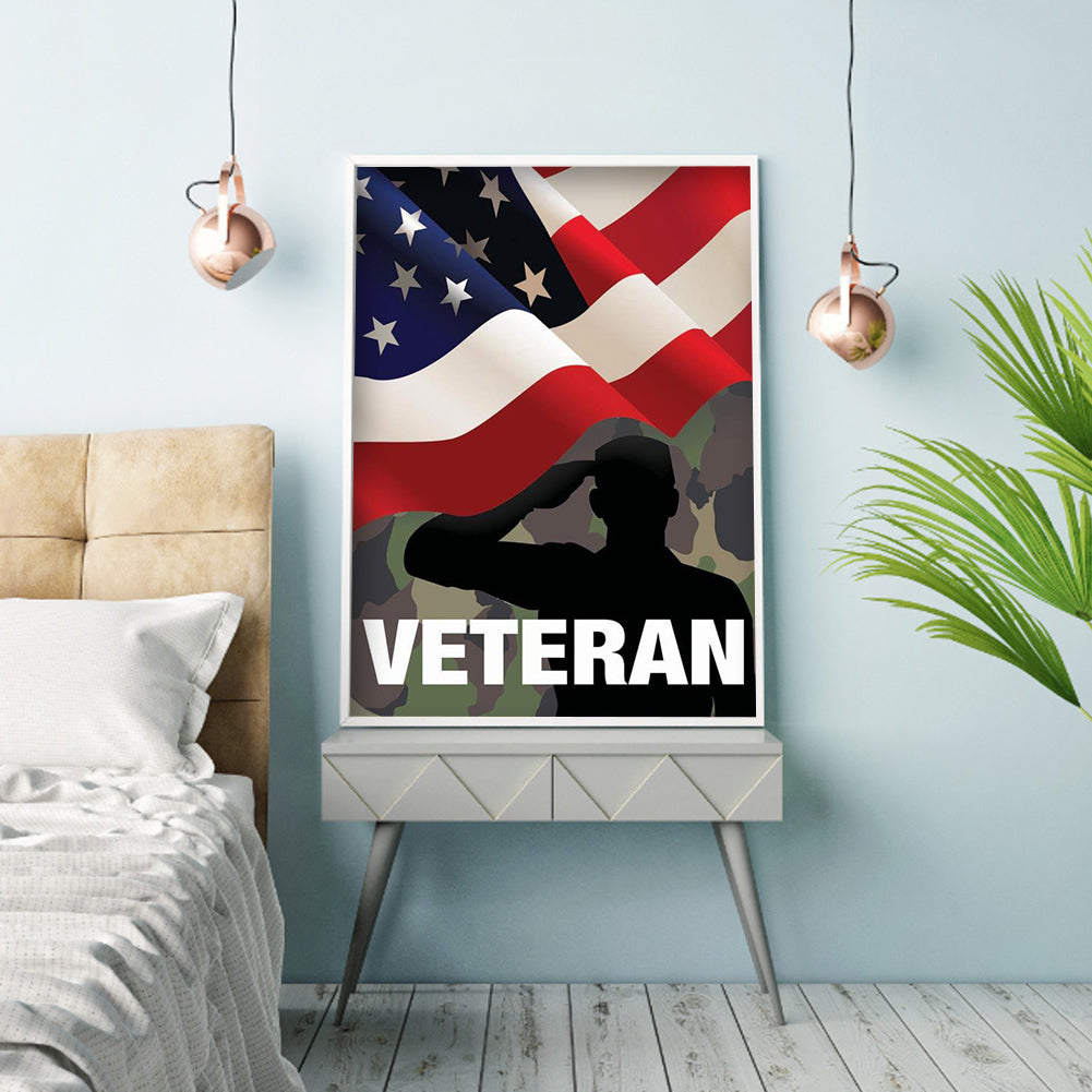 Flag - Full Round Drill Diamond Painting 30*40CM